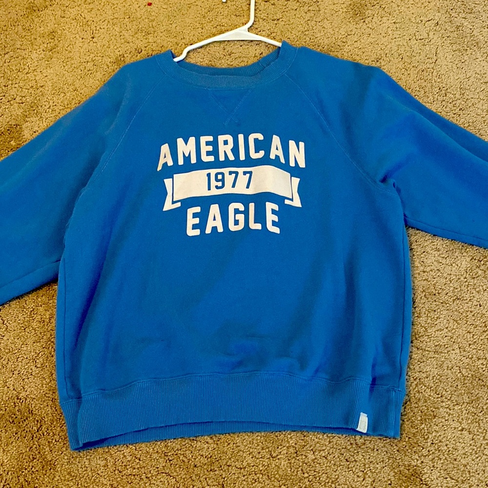 Blue American eagle sweater